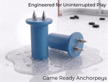 Load image into Gallery viewer, Game Ready™ Anchorpegs® engineered for uninterrupted play and secure ice hockey net anchoring in elite leagues.
